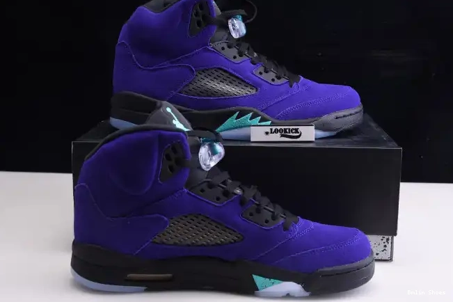 Bmlin Air 5 Jordan Alternate Retro 136027-500 Grape 0624